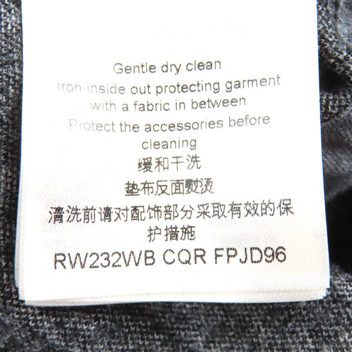 極美品△LOUIS VUITTON ルイヴィトン 23AW 1AC3MF プリンスオブウェールズフーディドレス グレンチェックワンピース S 正規品 定価365200