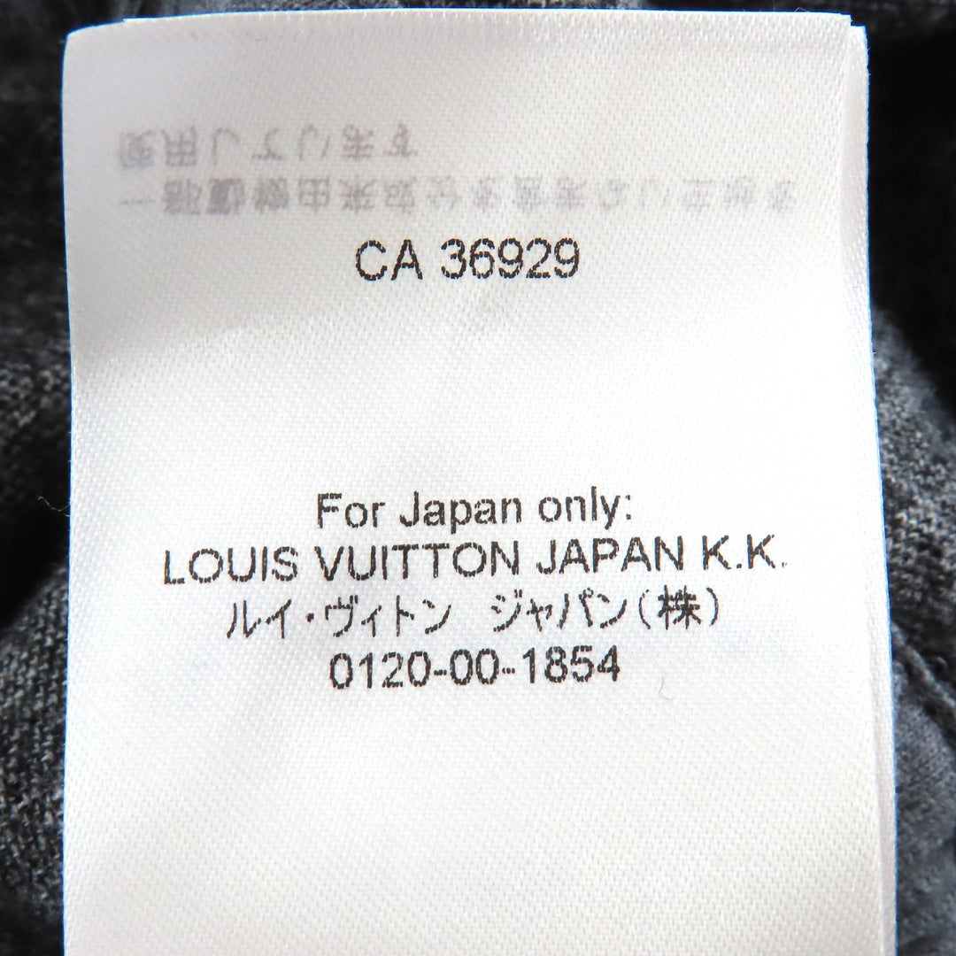 極美品△LOUIS VUITTON ルイヴィトン 23AW 1AC3MF プリンスオブウェールズフーディドレス グレンチェックワンピース S 正規品 定価365200