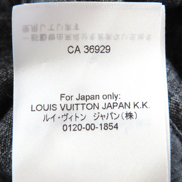 極美品△LOUIS VUITTON ルイヴィトン 23AW 1AC3MF プリンスオブウェールズフーディドレス グレンチェックワンピース S 正規品 定価365200