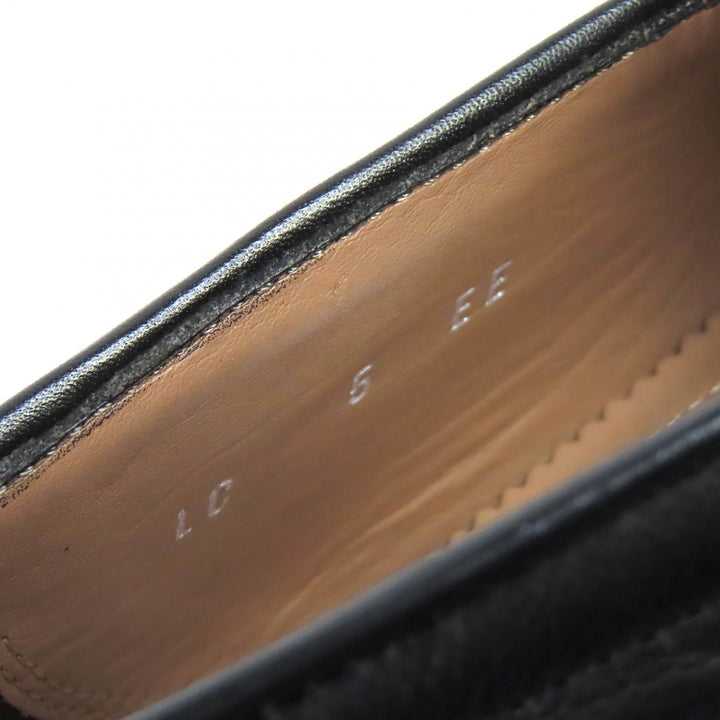 美品△Salvatore Ferragamo サルヴァトーレフェラガモ ASTEN ダブルガンチーニ レザー ローファー ブラック 5EE 伊製