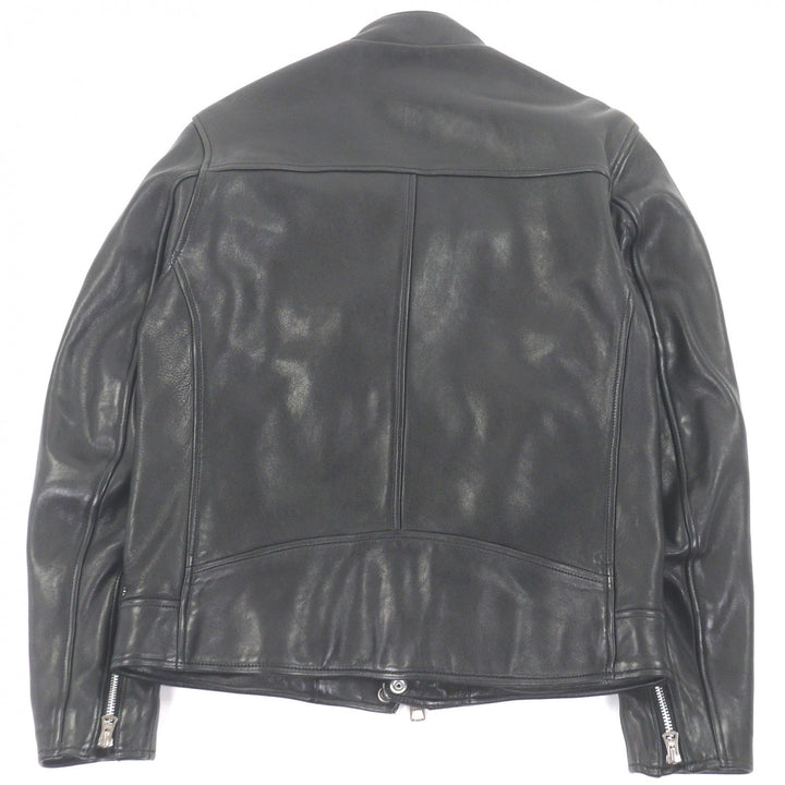 美品□schott ショット 3111035 羊革 ラムレザー WZIP ダブルライダースジャケット バイカージャケット ブラック S 正規品 メンズ