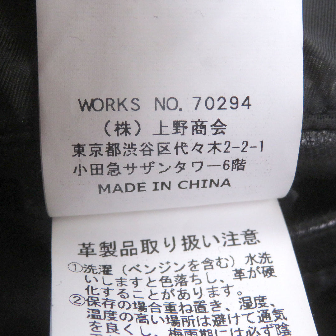 美品□schott ショット 3111035 羊革 ラムレザー WZIP ダブルライダースジャケット バイカージャケット ブラック S 正規品 メンズ