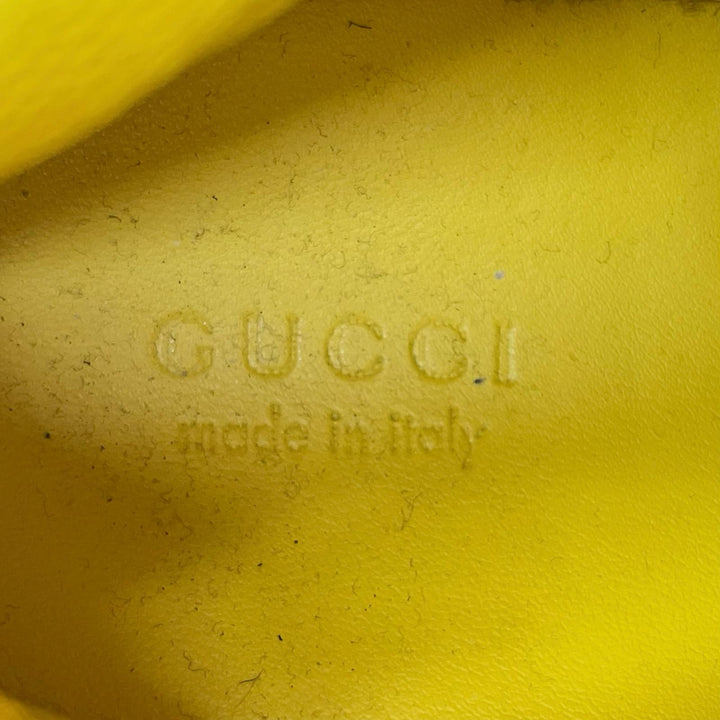 未使用品▲GUCCI グッチ 661310 BASKET ヴィンテージ加工 レザーハイカットスニーカー マルチカラー 37 箱・保存袋付き 伊製 レディース