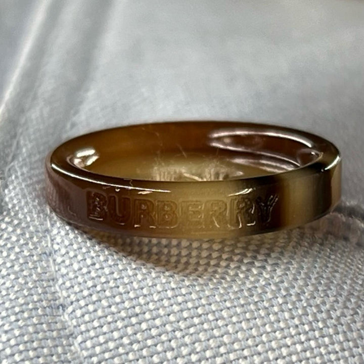 極美品▲BURBERRY バーバリー コットン100％ ロゴボタン ソリッドカラー シャンプレー 半袖 膝丈 ワンピース ブルー 38 正規品 レディース