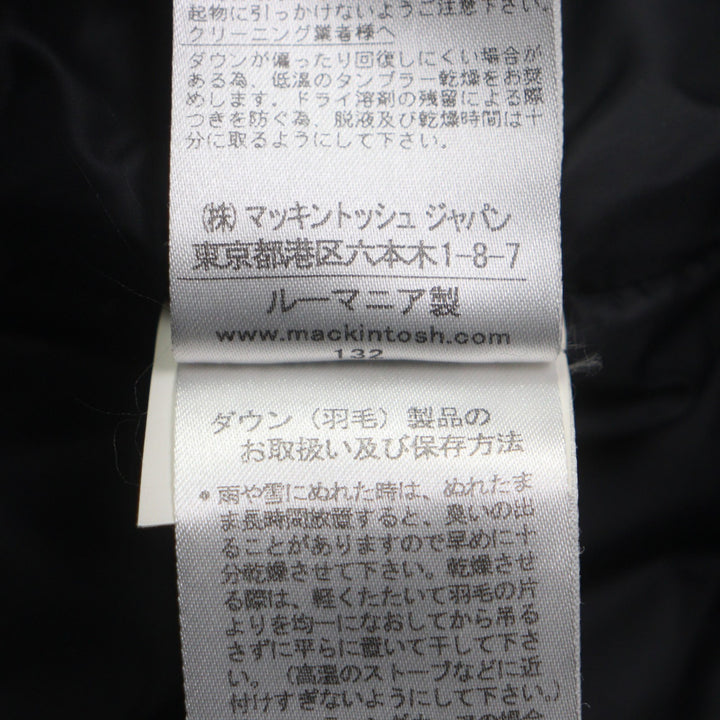 美品▼Mackintosh マッキントッシュ ウール100% ロロピアーナ社製生地使用 トグルボタン ダッフル ダウンコート 46 日本サイズ約M 正規品
