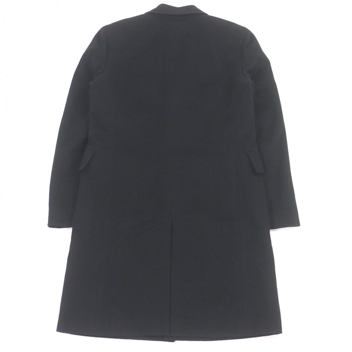 極美品□Paul Smith ポールスミス カシミヤ100％ シングル チェスターコート ロングコート ブラック S 日本製 正規品 メンズ オススメ◎