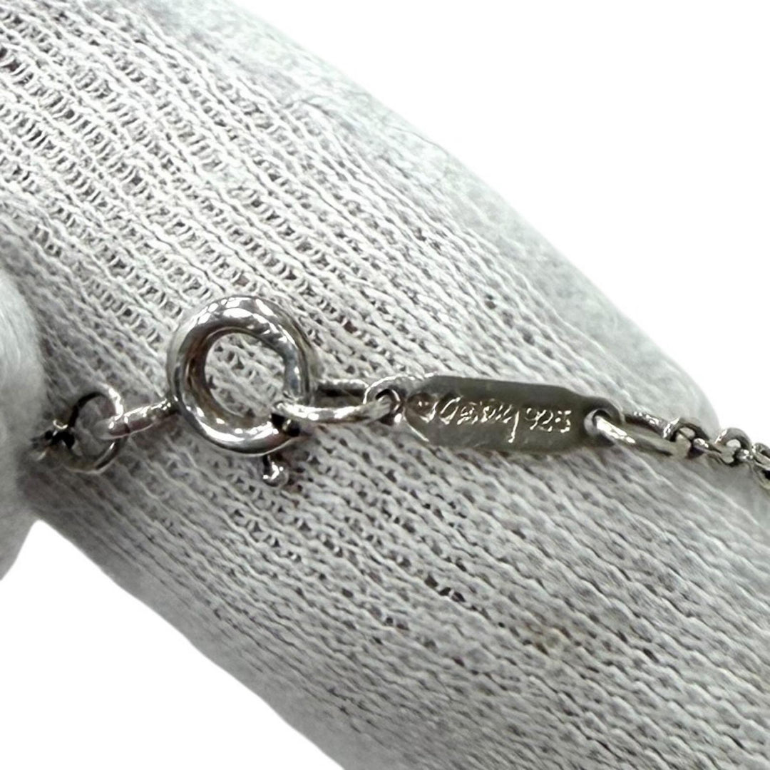 美品★TIFFANY&amp;Co. ティファニー 925 希少 フランク・ゲーリー ダブルオーキッドドロップ ネックレス シルバー 重量8.69g レディース