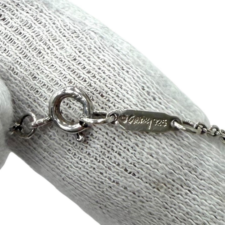 美品★TIFFANY&amp;Co. ティファニー 925 希少 フランク・ゲーリー ダブルオーキッドドロップ ネックレス シルバー 重量8.69g レディース