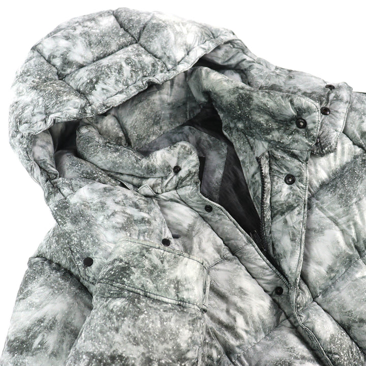 美品△モンクレール ダブリュー MONCLER W YAMATA ホワイトマウンテニアリング 相澤陽介 ロゴワッペン ダウンジャケット グレー 3 メンズ