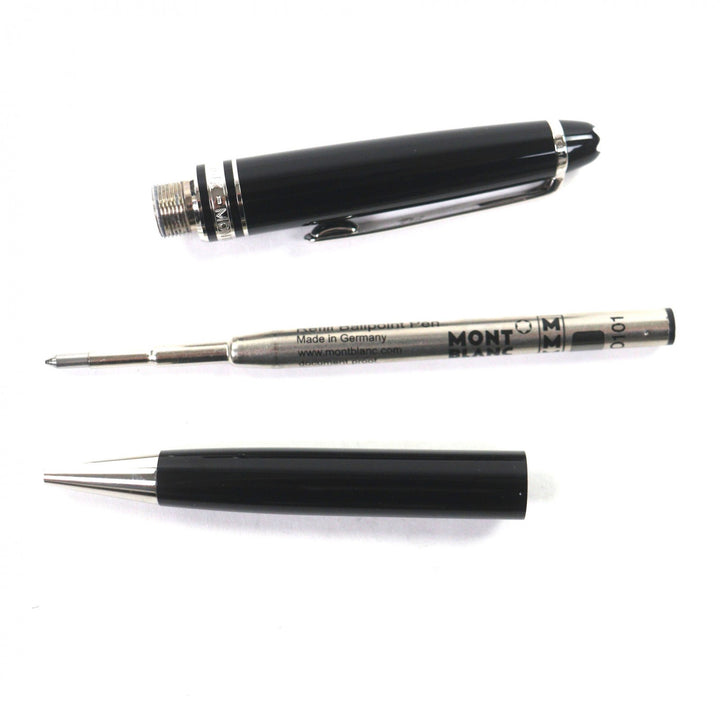 極美品▼MONTBLANC モンブラン プラチナライン マイスターシュテュック クラシック ホワイトスター ツイスト式 ボールペン 筆記確認済み