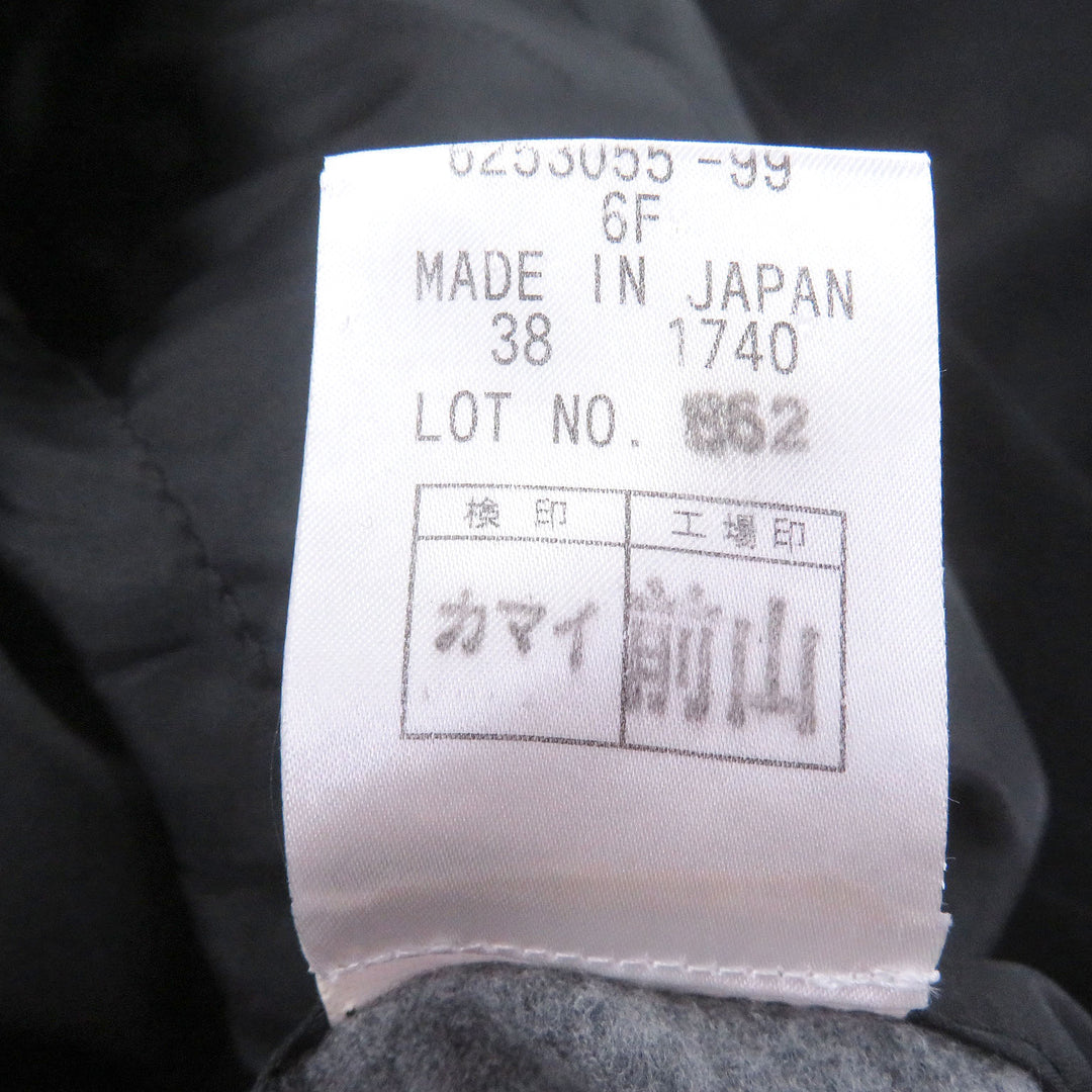 極美品□Aquascutum LONDON アクアスキュータムロンドン カシミヤ100％ フライフロント チェスターコート ブラック 38 日本製 正規品