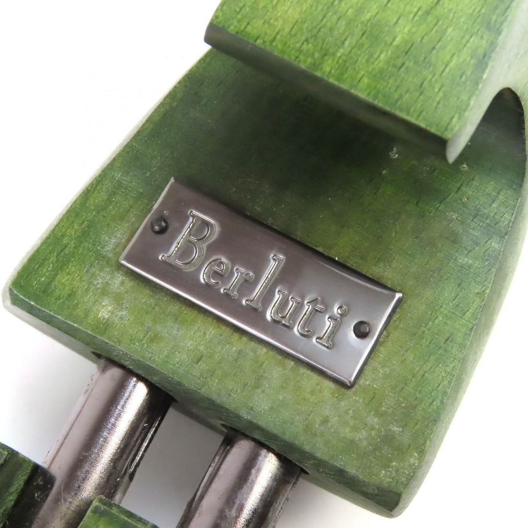 美品△Berluti ベルルッティ レザー オルガ期 スカーズ カリグラフィ デムジュール レザー アンクルブーツ ブラウン 日本約27.5cm相当