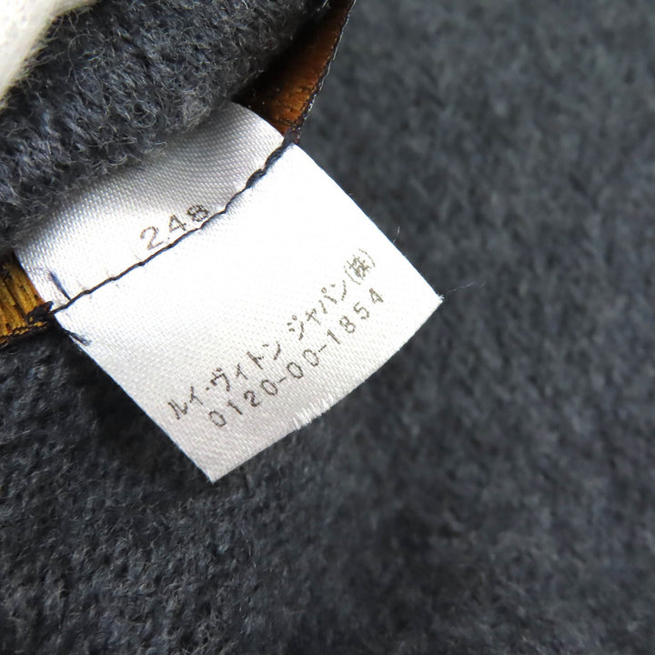 美品△LOUIS VUITTON ルイヴィトン M71607 モノグラム グラディエント カシミヤ ウール マフラー ノワール イタリア製 正規品 メンズ