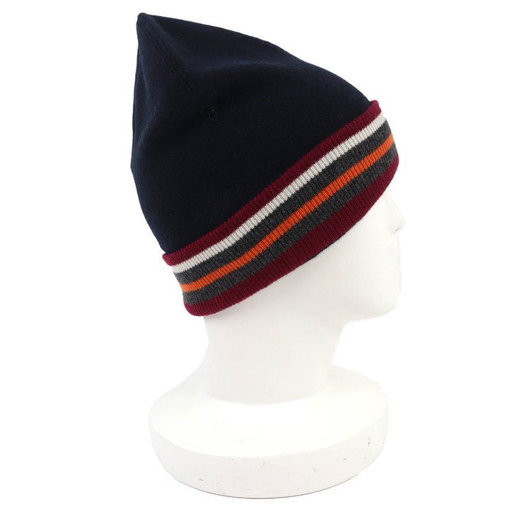 未使用品△HERMES エルメス H Twist ヘヴン・ツイスト カシミヤ100％ セリエボタン ビーニー ニット帽 ニットキャップ ネイビー L 正規品