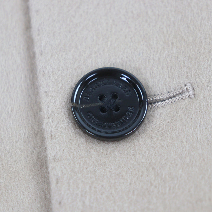 未使用品○BLACK LABELCRESTBRIDGE ブラックレーベル・クレストブリッジ カシミヤ混 裏地チェック柄 ロゴボタン コート S 正規品 メンズ