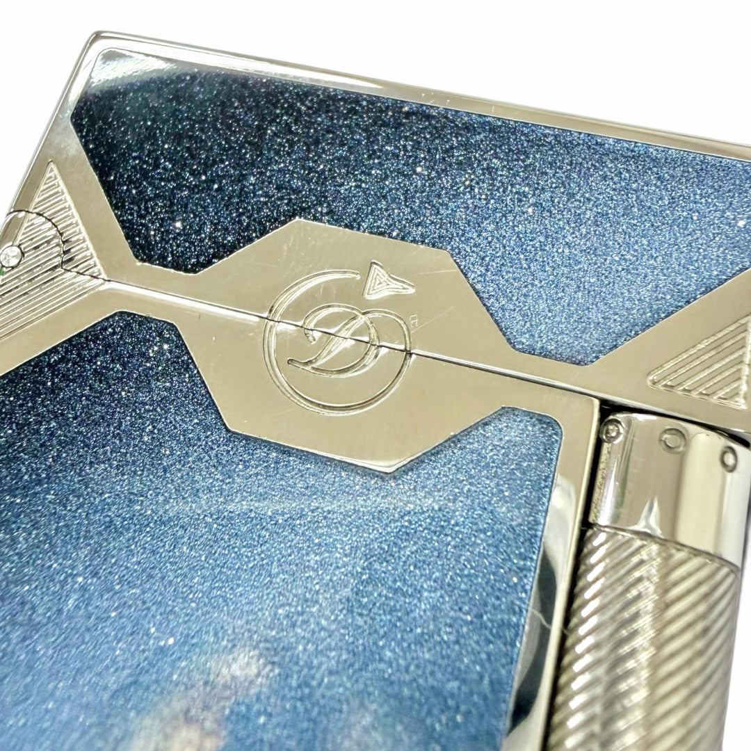 美品□Dupont デュポン ライン2 ライター スペース オデッセイ プレミアム ダブルバーナー 0290/2001 ライター フランス製 着火確認済み