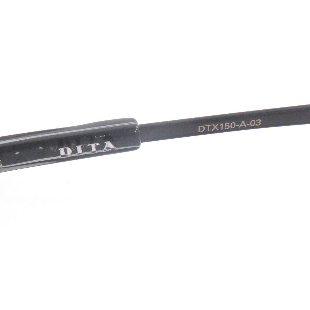 未使用品□DITA ディータ DTX150-A-03 VERS-ONE ダテメガネ 眼鏡 アイウェア ガンメタリック 50□19-141 日本製 メンズ 定価92400円