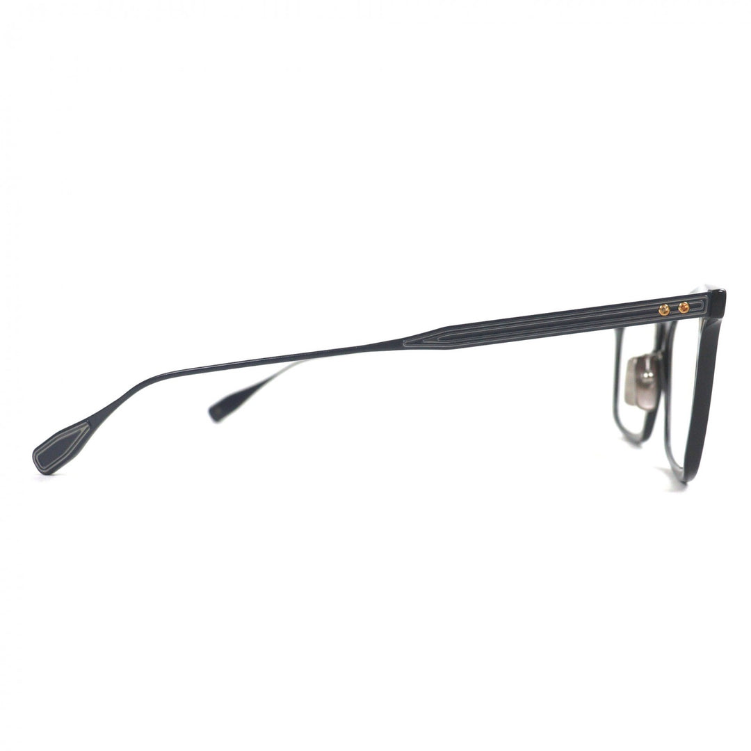 未使用品▼DITA ディータ DTX433-A-02 ARINU NavySilver ロゴ金具 ウェリントン メガネ 眼鏡 アイウェア 53□17-148 定価101200円