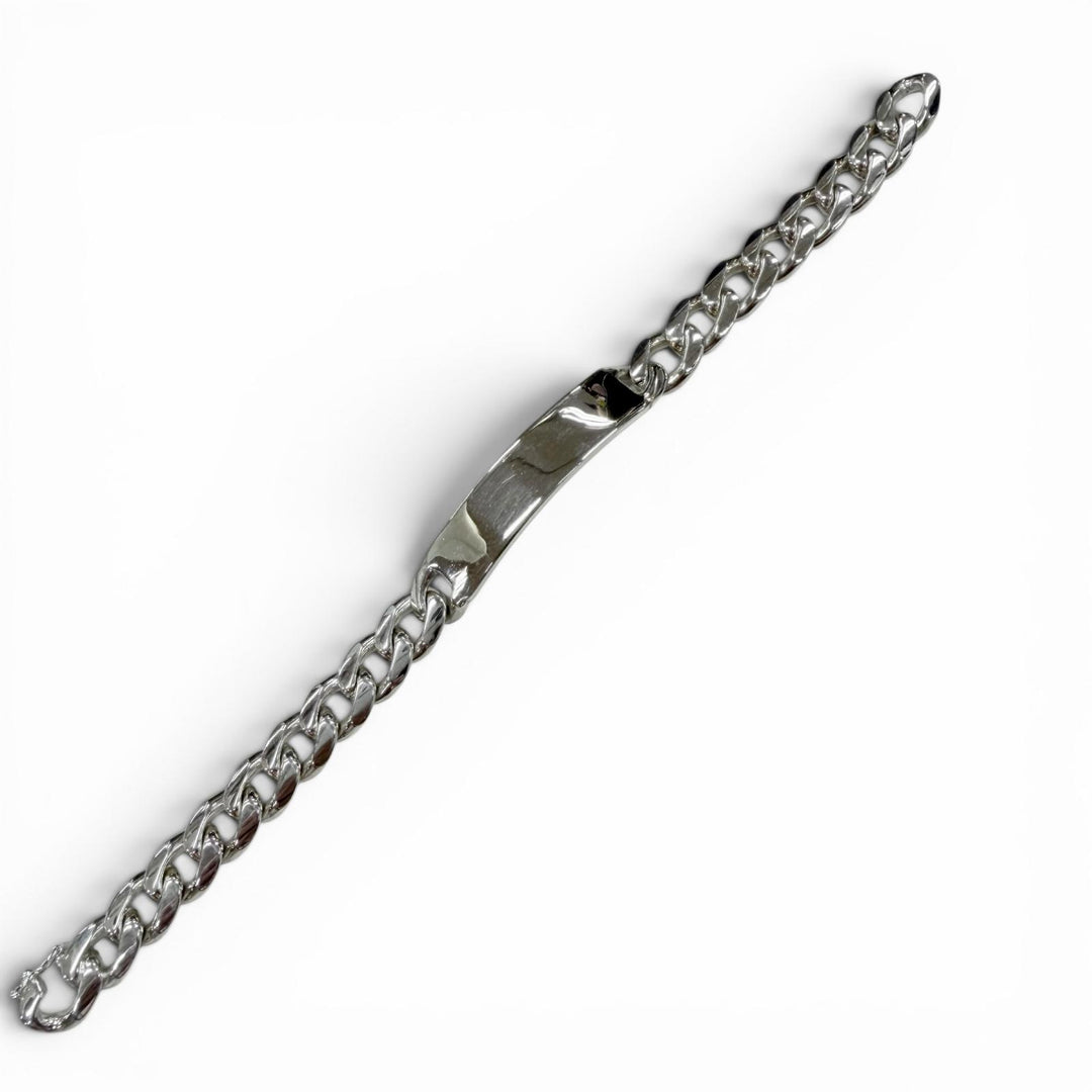 美品▼TIFFANY&amp;Co. ティファニー ヴィンテージ 925 喜平 チェーン ID ブレスレット シルバー イタリア製 重量40.1g メンズ アクセサリー