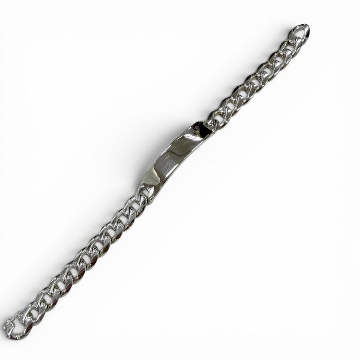 美品▼TIFFANY&amp;Co. ティファニー ヴィンテージ 925 喜平 チェーン ID ブレスレット シルバー イタリア製 重量40.1g メンズ アクセサリー