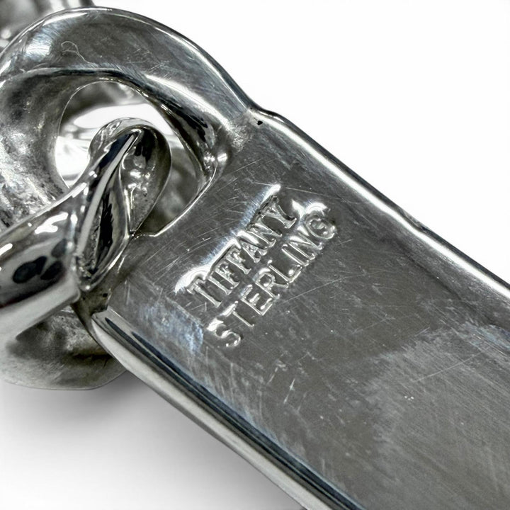 美品▼TIFFANY&amp;Co. ティファニー ヴィンテージ 925 喜平 チェーン ID ブレスレット シルバー イタリア製 重量40.1g メンズ アクセサリー