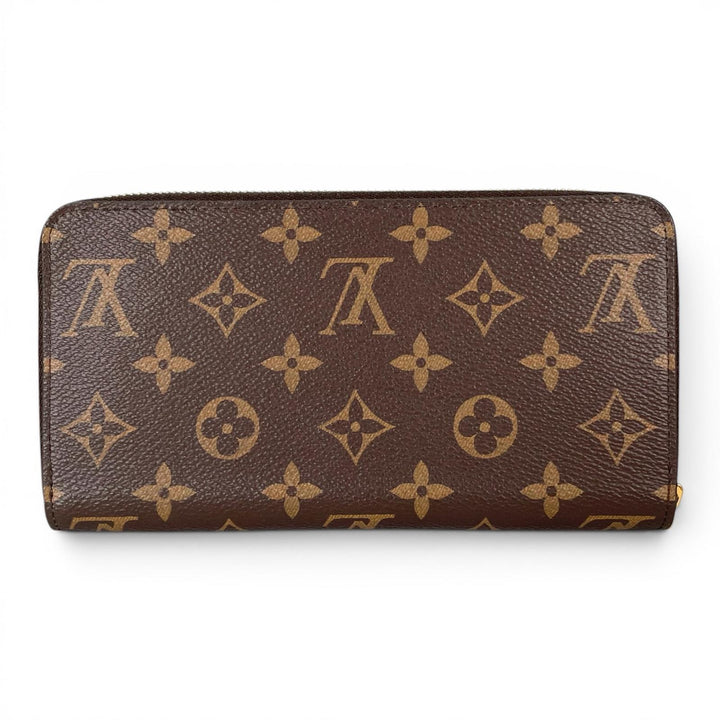 未使用品▲LOUIS VUITTON ルイヴィトン M42616 ジッピーウォレット モノグラムキャンバス 長財布 ブラウン 仏製 レディース 箱・保存袋付き