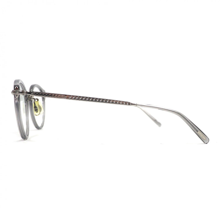 極美品▼OLIVER PEOPLES オリバーピープルズ OV5184 1132 メガネ 眼鏡 アイウェア クリアグレー シルバー 47□24 142 度入 箱付 メンズ
