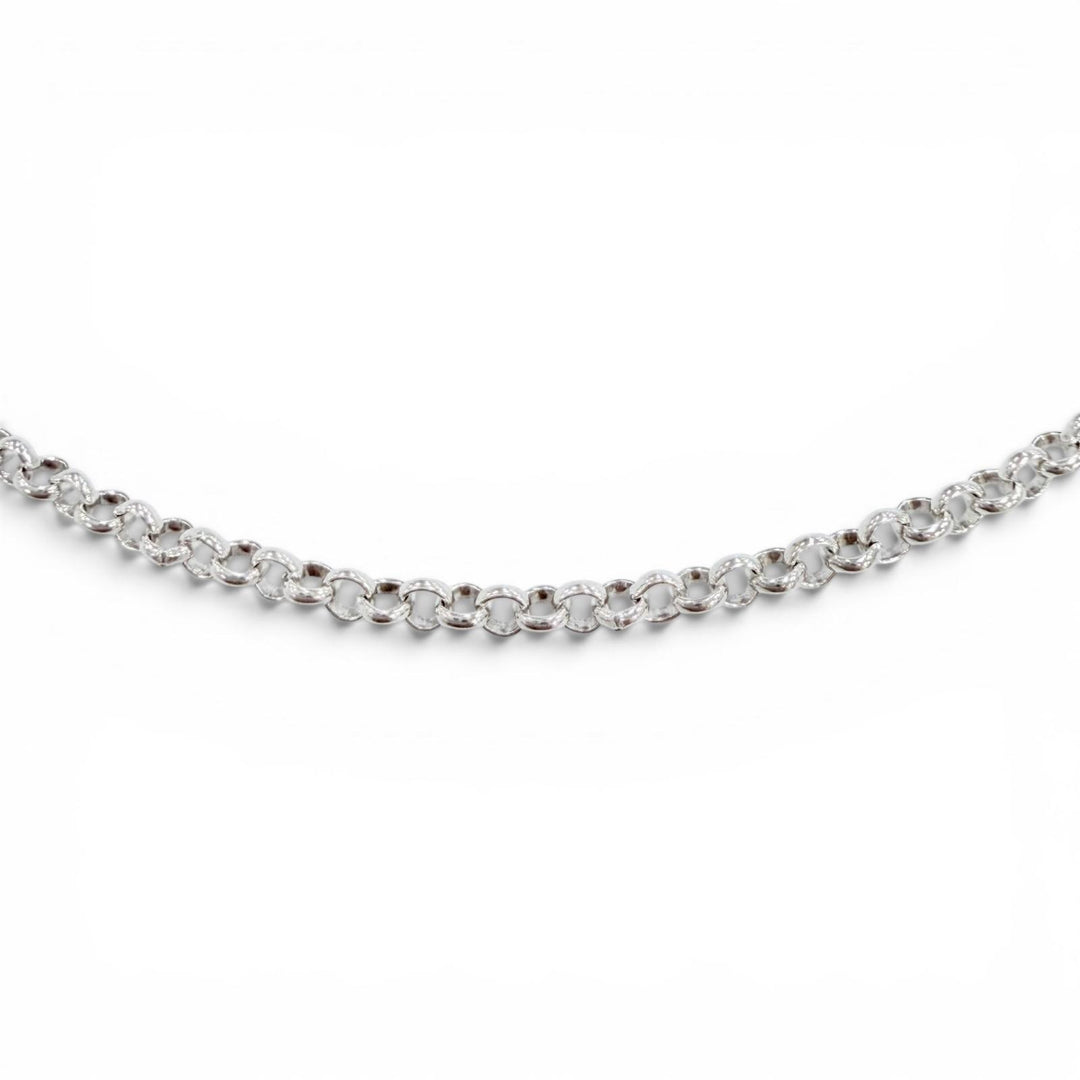 極美品◇CHROME HEARTS クロムハーツ ロールチェーン 925 NECKCHAIN R18 ネックレス シルバー 18インチ 重量5.0g メンズ レディース