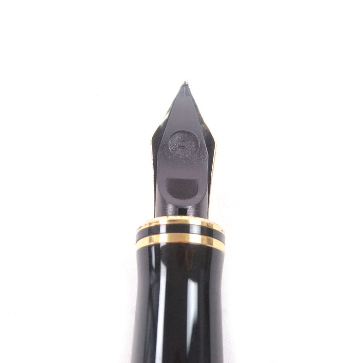 美品□PARKER パーカー ヴィンテージ ペン先18K Fニブ デュオフィールド インターナショナル 90s 万年筆 マーブルレッド ゴールド 英国製