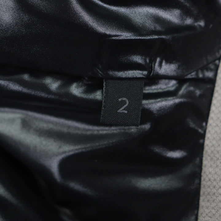 極美品▼MONCLER モンクレール 2021年製 LYTHRUM ロゴ入り バイカラー WZIPUP ジレ ダウンベスト グレー ブラック 2 正規品 レディース