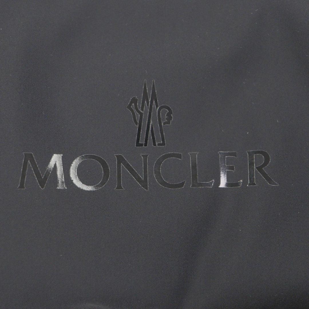 極美品▼MONCLER モンクレール 2021年製 LYTHRUM ロゴ入り バイカラー WZIPUP ジレ ダウンベスト グレー ブラック 2 正規品 レディース