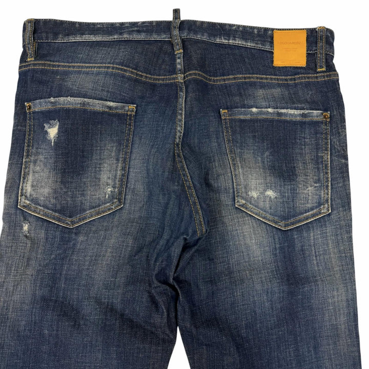 【ドンドン見直し】美品□DSQUARED2 ディースクエアード S71LB0937 Cool Guy Jean デニムパンツ インディゴブルー 52 イタリア製 正規品
