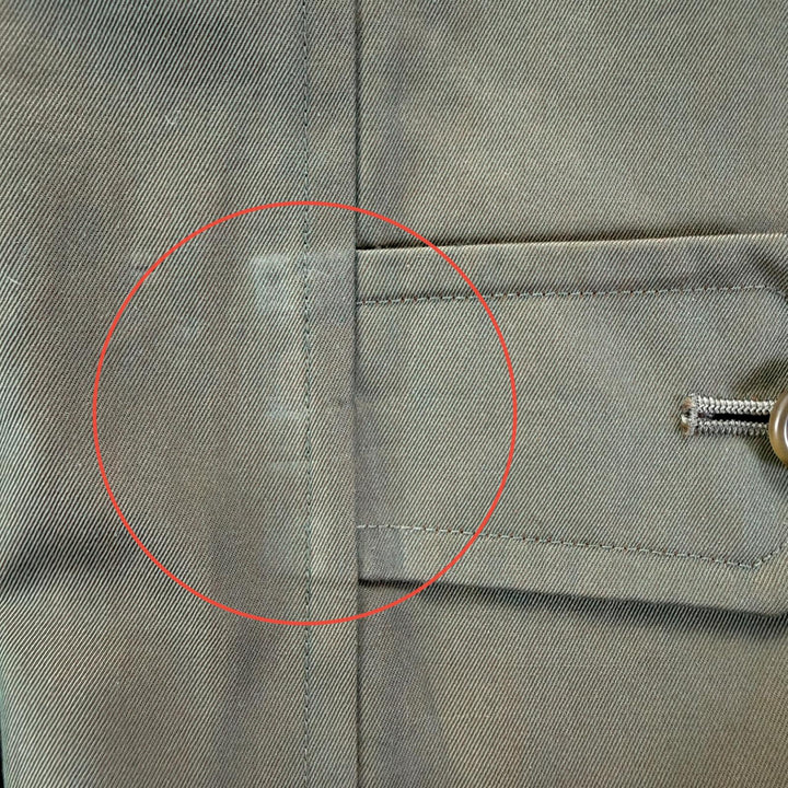 良品◇Burberrys バーバリー ヴィンテージ FDO80-039-79 コットン100％ 裏ノバチェック柄 ベルト付き ステンカラーコート 玉虫色 7AR