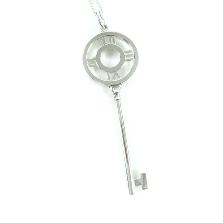 美品★TIFFANY&amp;Co. ティファニー AG925 アトラスキー ネックレス ペンダント アクセサリー シルバー 重量6.9g レディース