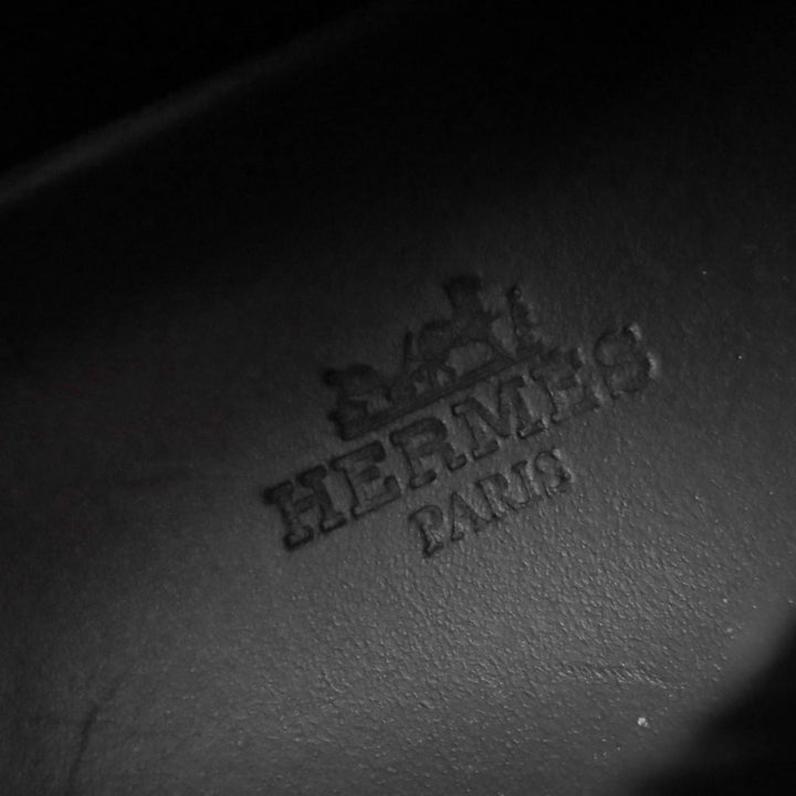 極美品☆HERMES エルメス イティネレール キャンバス レザー使い ハイカットスニーカー ブラック 36 箱・保存袋付 イタリア製 レディース