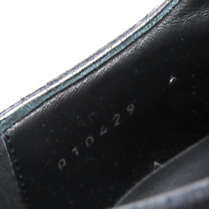 極美品△DOLCE&amp;GABBANA ドルチェ＆ガッバーナ ラインストーン スウェードレザー ダービーシューズ ドレスシューズ ブラック 6 伊製 メンズ