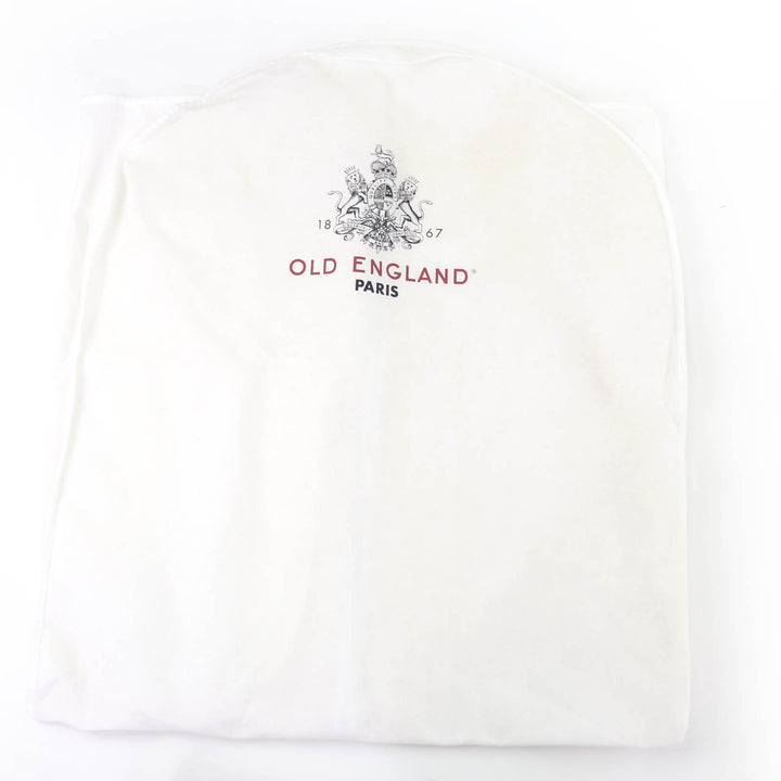 美品☆OLD ENGLAND オールドイングランド 570-50505011 ウール100％ Joshua Ellis社製生地 ダッフルコート ネイビー 36 正規品