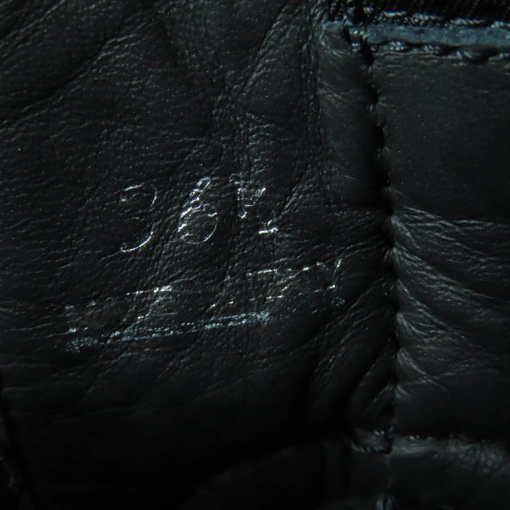 未使用品☆PRADA プラダ 1T933M モノリス Re-Nylon トライアングルロゴ ギャバジンブーツ ショートブーツ ブラック 36.5 レディース