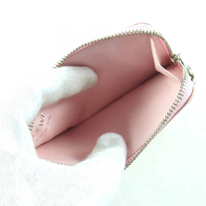 未使用品★LOEWE ロエベ CANBZ40X01 ぺブル コインカードホルダー シャイニーナパカーフ ブロッサム フラグメントケース 財布 保存袋付
