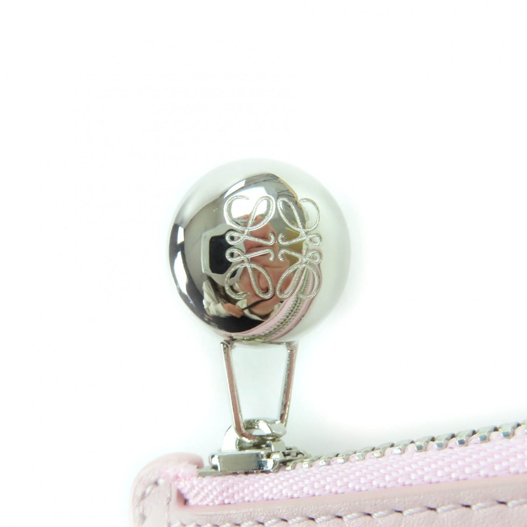 未使用品★LOEWE ロエベ CANBZ40X01 ぺブル コインカードホルダー シャイニーナパカーフ ブロッサム フラグメントケース 財布 保存袋付