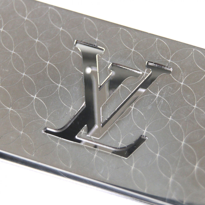 良品▼LOUIS VUITTON ルイヴィトン M65041 ビルクリップ シャンゼリゼ 札ばさみ マネークリップ シルバー 保存袋付き フランス製 メンズ