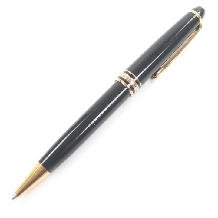 良品□MONTBLANC モンブラン マイスターシュテュック クラシック ツイスト式 ボールペン ブラック ゴールド ドイツ製 メンズ 筆記確認済