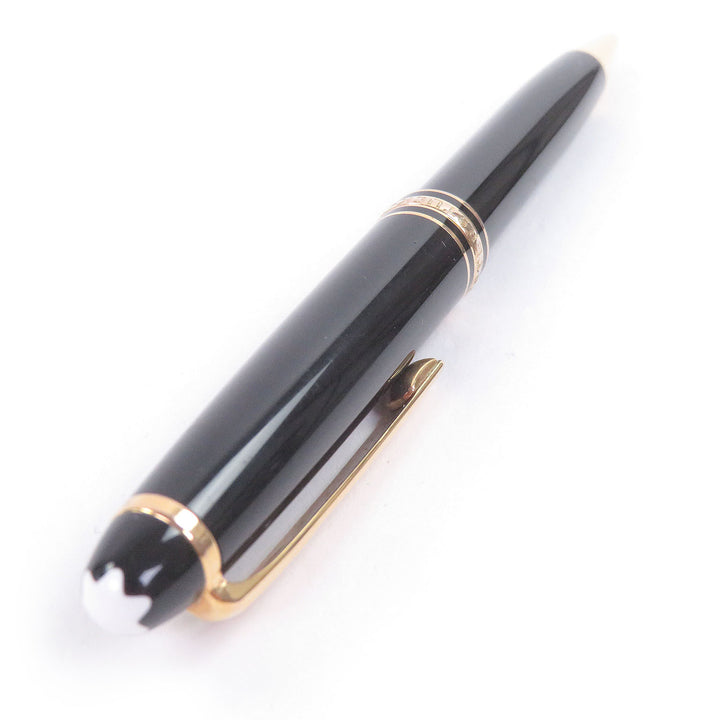 良品□MONTBLANC モンブラン マイスターシュテュック クラシック ツイスト式 ボールペン ブラック ゴールド ドイツ製 メンズ 筆記確認済
