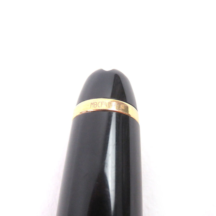 良品□MONTBLANC モンブラン マイスターシュテュック クラシック ツイスト式 ボールペン ブラック ゴールド ドイツ製 メンズ 筆記確認済