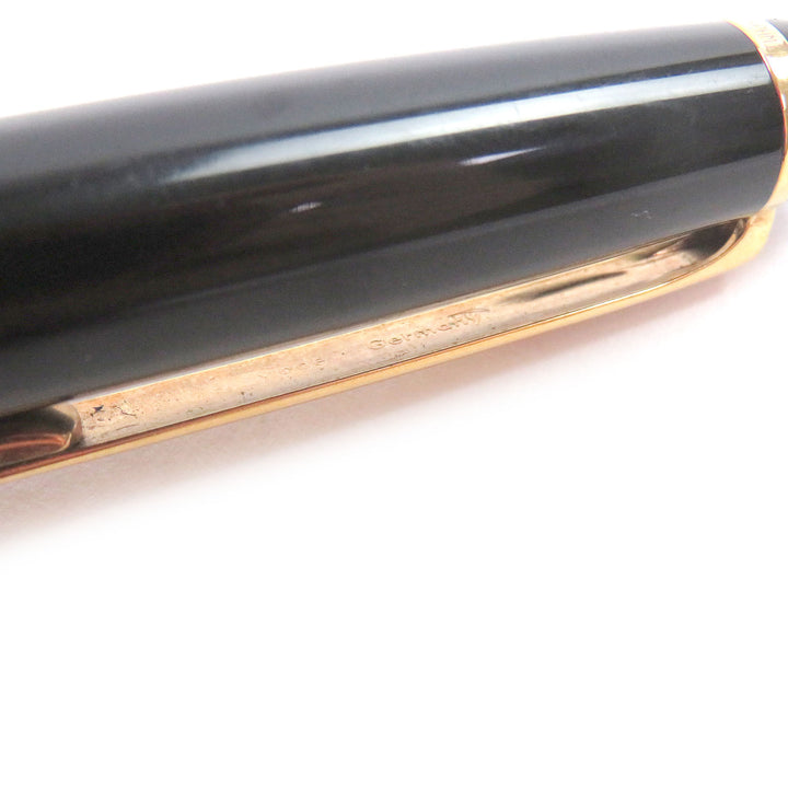 良品□MONTBLANC モンブラン マイスターシュテュック クラシック ツイスト式 ボールペン ブラック ゴールド ドイツ製 メンズ 筆記確認済