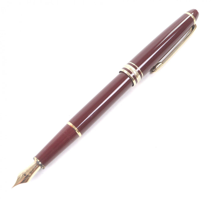 良品□MONTBLANC モンブラン マイスターシュテュック クラシック ペン先14K EFニブ 万年筆 ボルドー ゴールド 西ドイツ製 メンズ
