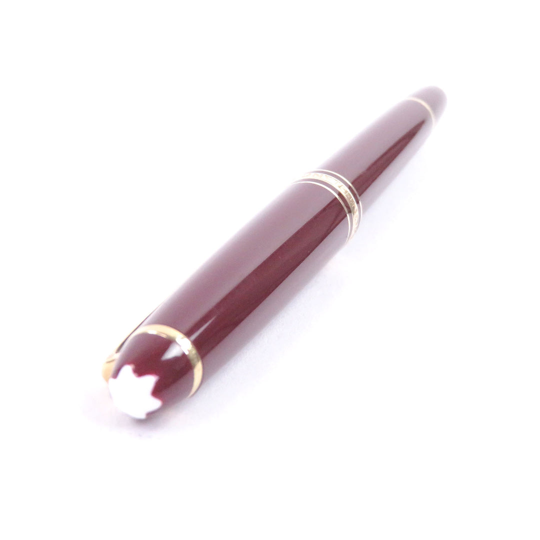 良品□MONTBLANC モンブラン マイスターシュテュック クラシック ペン先14K EFニブ 万年筆 ボルドー ゴールド 西ドイツ製 メンズ