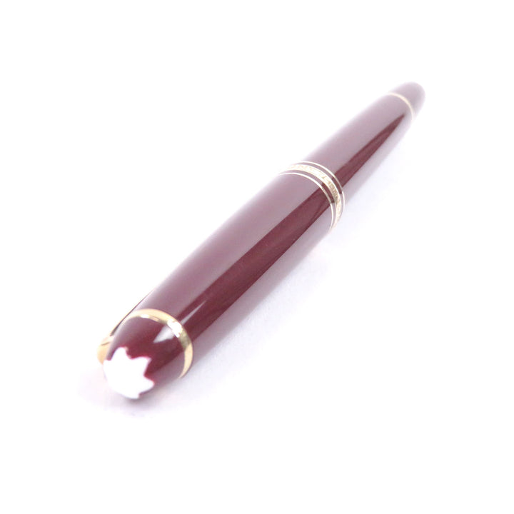 良品□MONTBLANC モンブラン マイスターシュテュック クラシック ペン先14K EFニブ 万年筆 ボルドー ゴールド 西ドイツ製 メンズ
