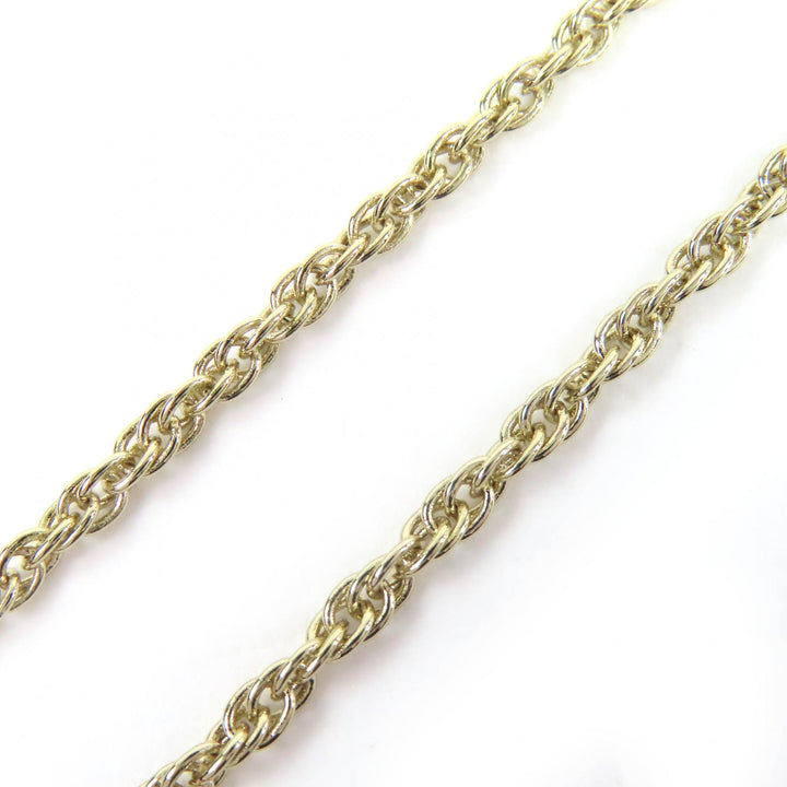 極美品△CHANEL シャネル 2025年製 B25S ココマーク ラインストーン チェーン ネックレス アクセサリー ゴールド 箱付き レディース