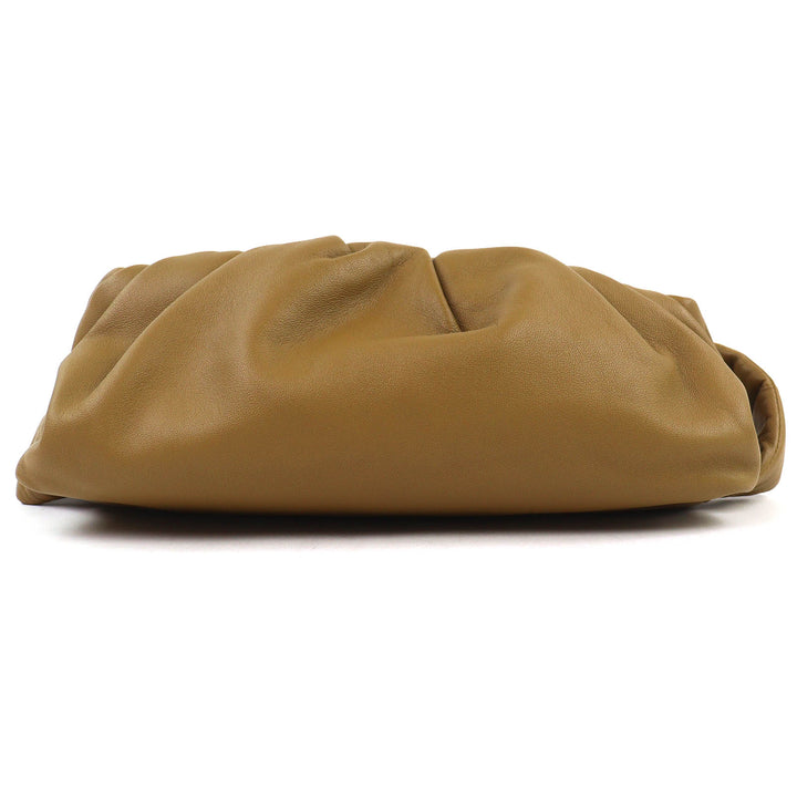 美品△BOTTEGAVENETA ボッテガヴェネタ 620954 ザ ボディポーチ ラムレザー シャーリング ボディバッグ ブラウン イタリア製 レディース